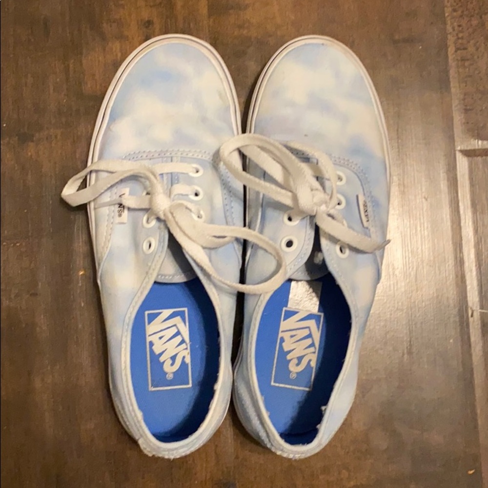 Blue Cloud Vans!!